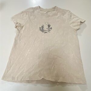 Beige Graphic T-Shirt